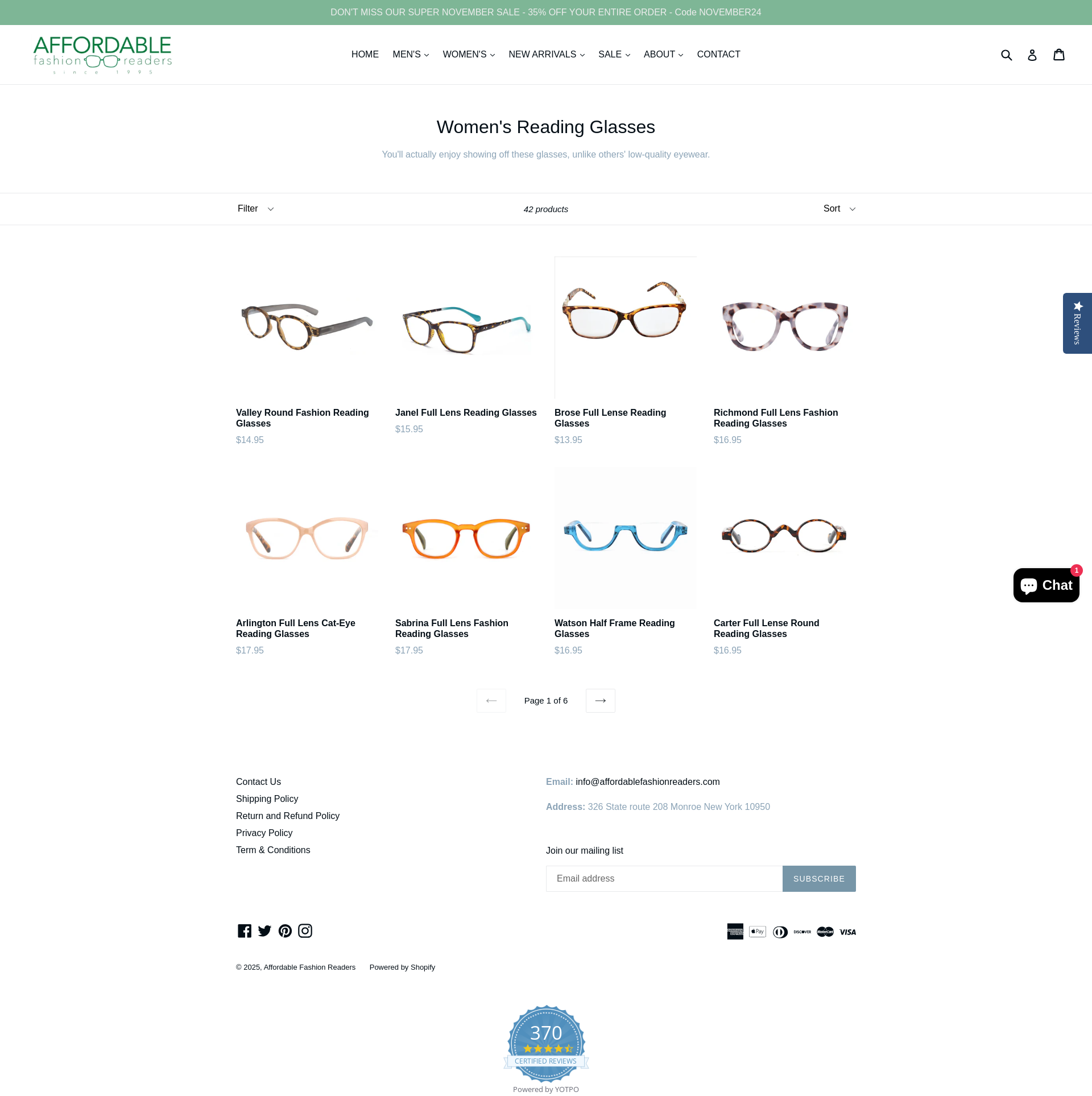 Before personalization - Men's Clear Bifocals Collection