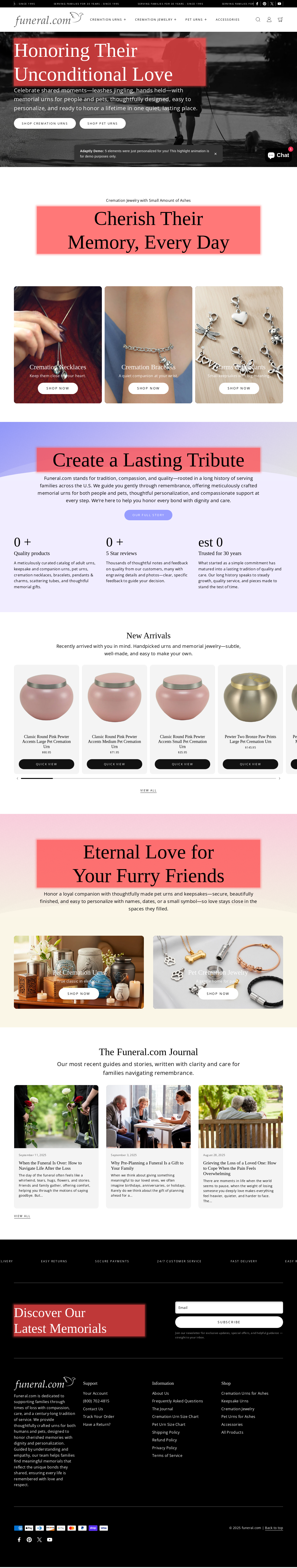 After personalization - Homepage
