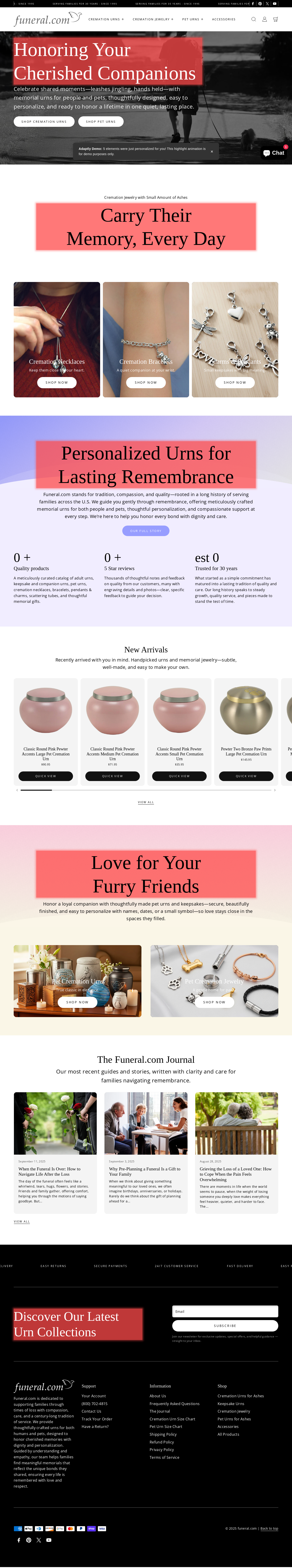 After personalization - Homepage