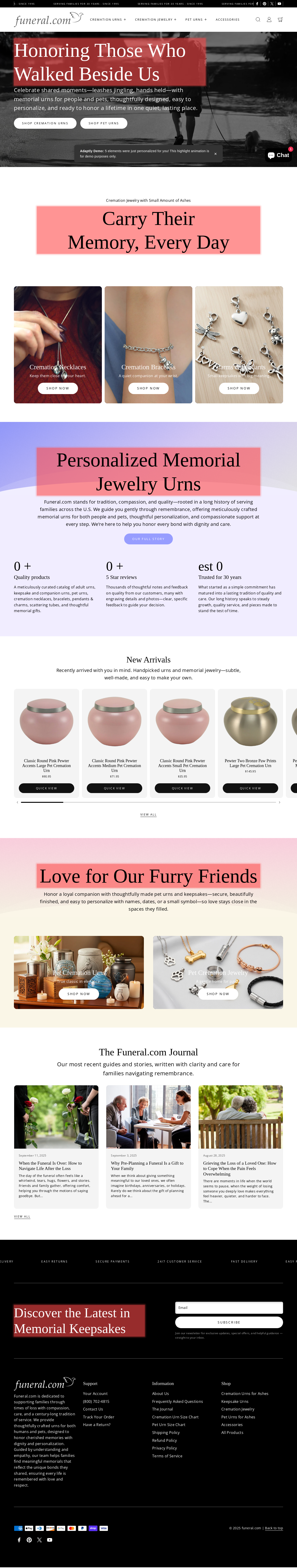 After personalization - Homepage