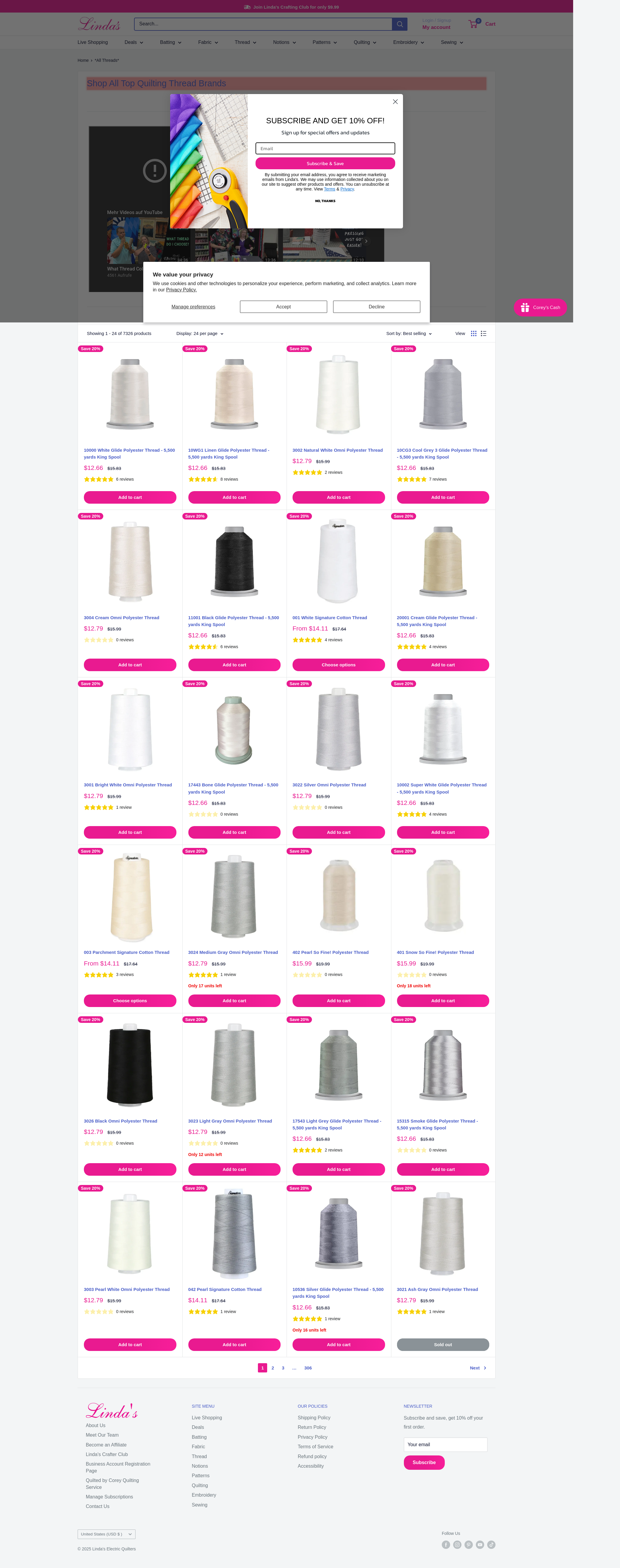 After personalization - All Threads Collection