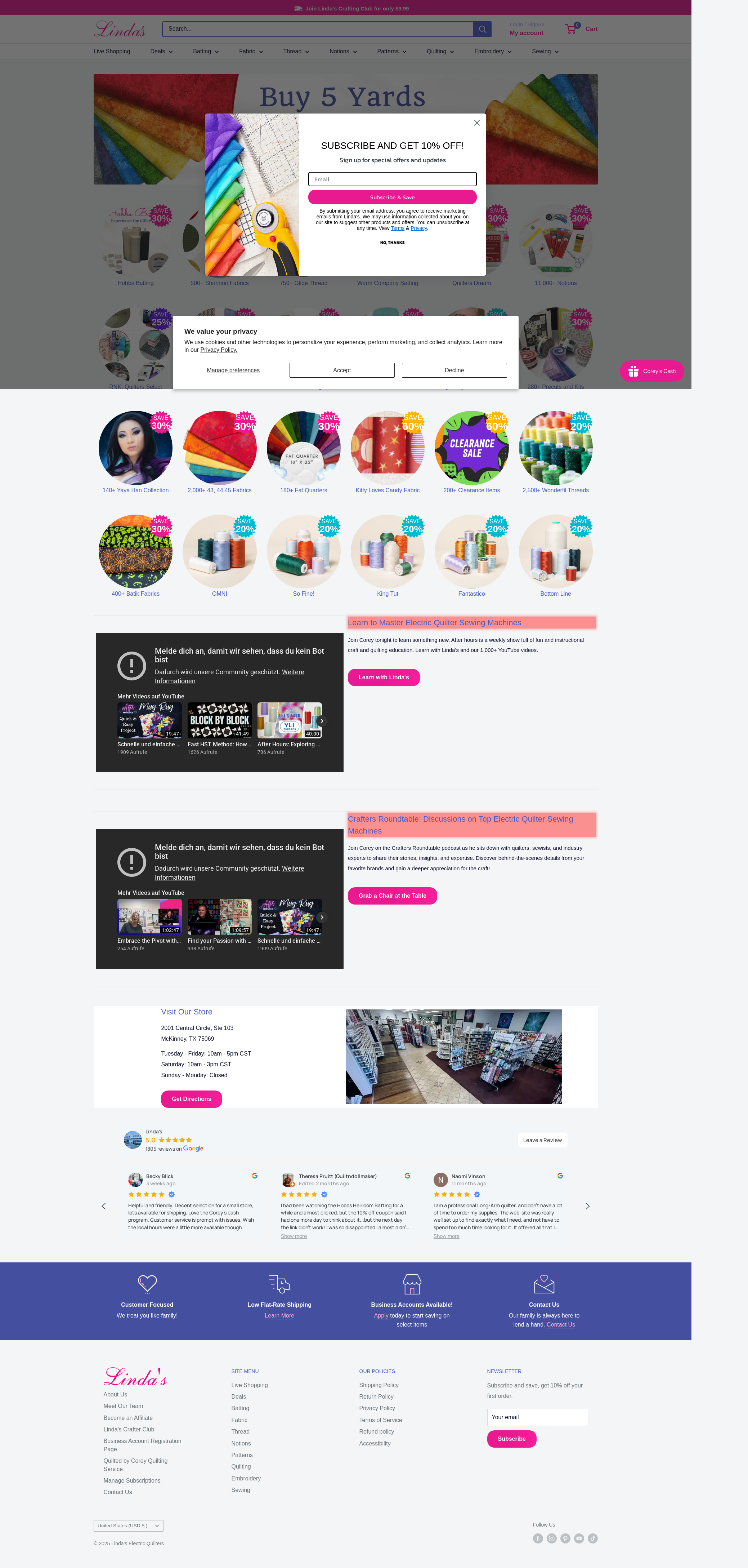 After personalization - Homepage