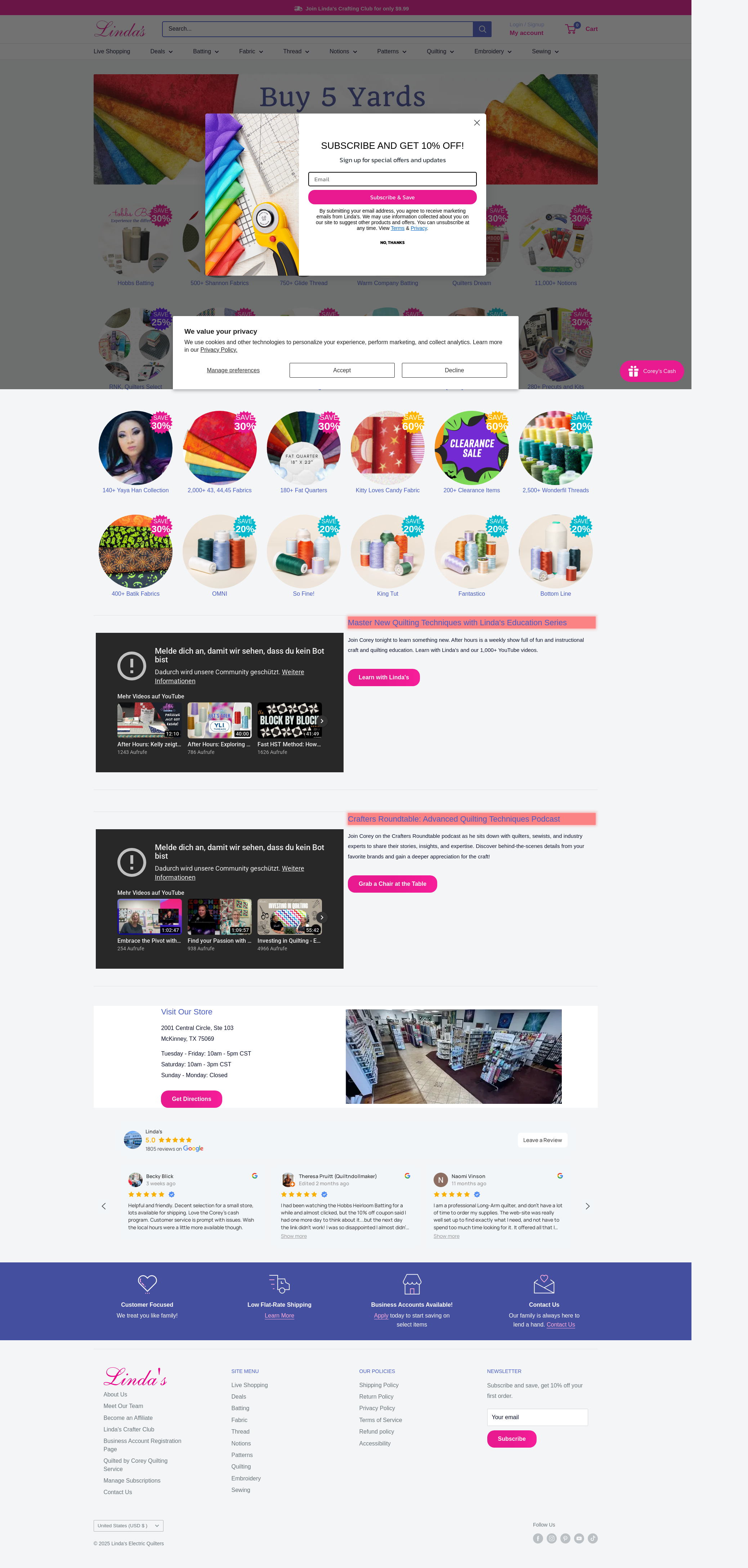 After personalization - Homepage