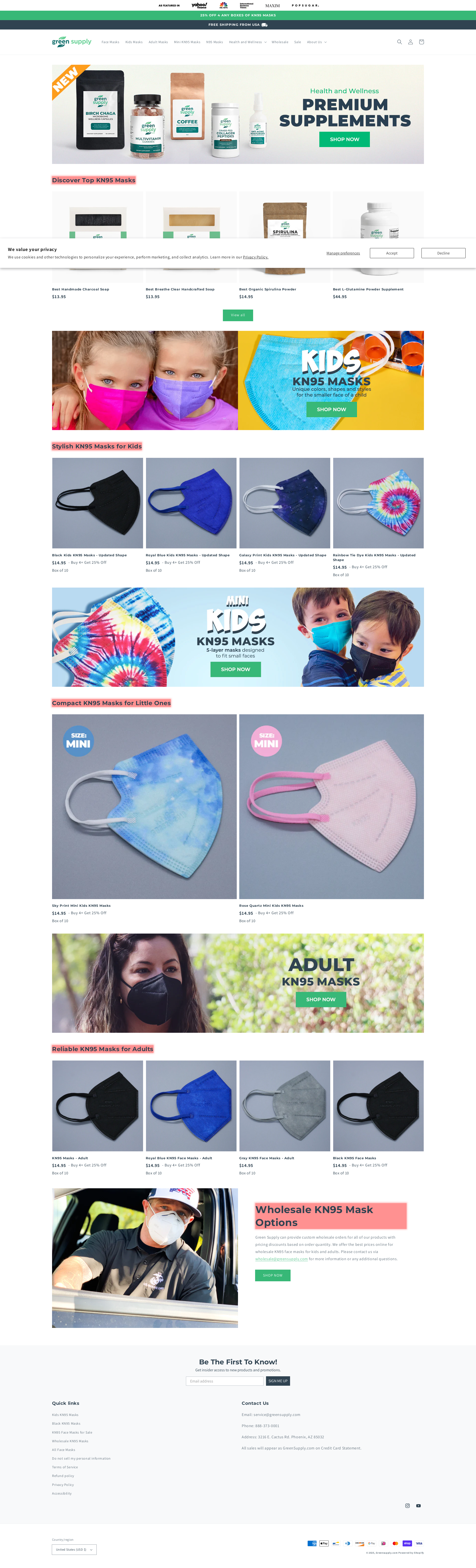 After personalization - KN95 Masks - Kids and Adult Wholesale KN95 Face Masks