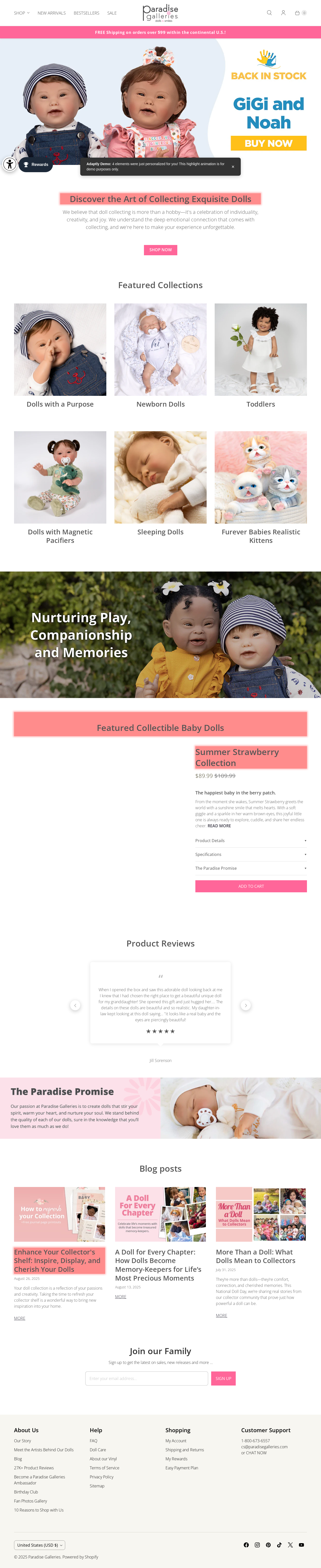 After personalization - Shop Collectible Dolls & Baby Dolls